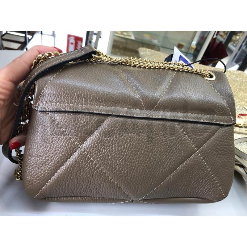 BORSA DONNA FANGO CATENA DORATA PELLE  | Mercatino dell'Usato Avellino 2