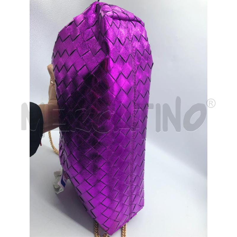 BORSA DONNA FUCS INTRECCIO LAMINAT BOCCONC | Mercatino dell'Usato Avellino 4