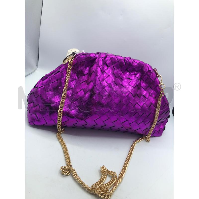 BORSA DONNA FUCS INTRECCIO LAMINAT BOCCONC | Mercatino dell'Usato Avellino 5