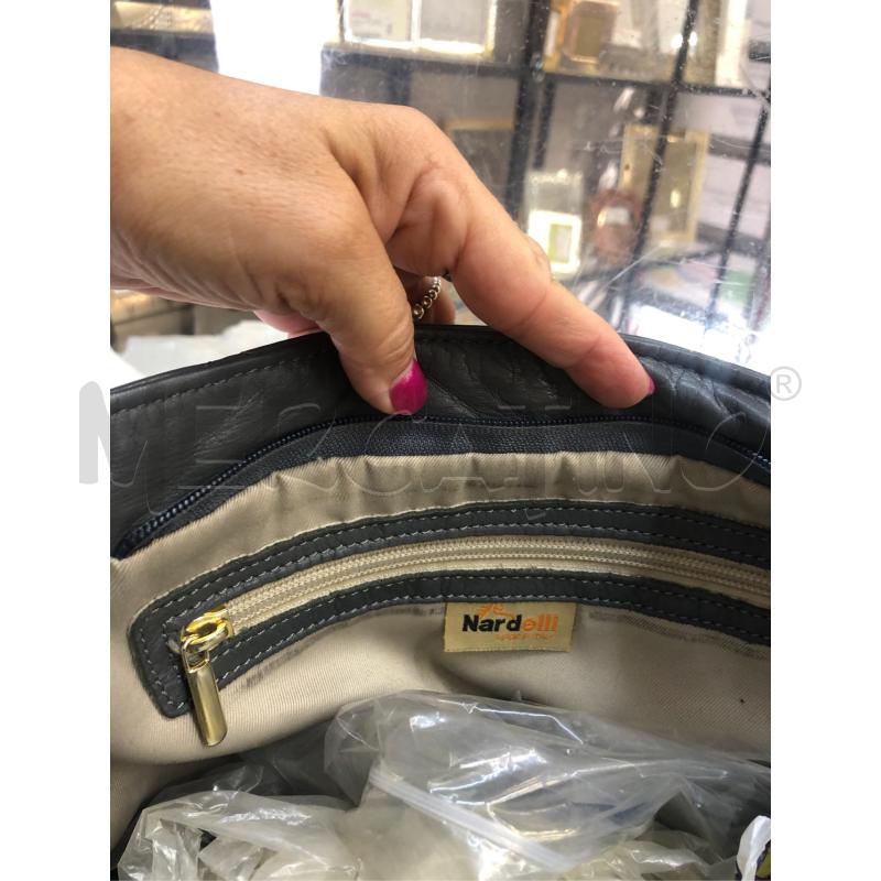 BORSA DONNA GRIGIA NARDELLI TRACOLLA DORAT  | Mercatino dell'Usato Avellino 4