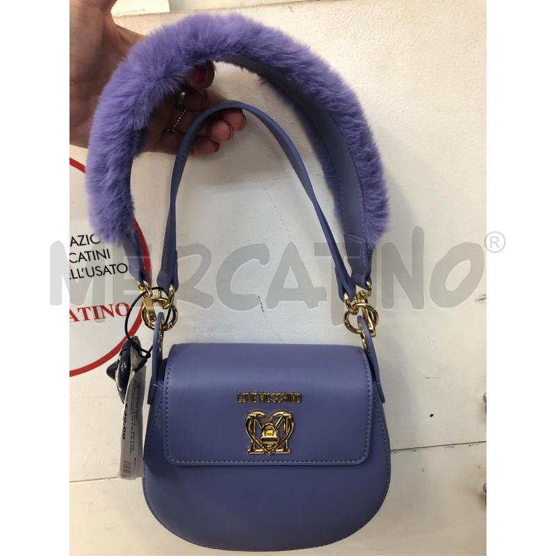 BORSA DONNA LILLA LOVE MOSCHINO | Mercatino dell'Usato Avellino 1
