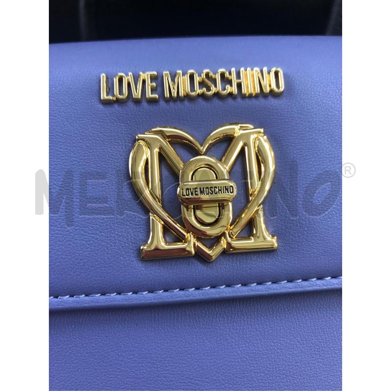 BORSA DONNA LILLA LOVE MOSCHINO | Mercatino dell'Usato Avellino 2