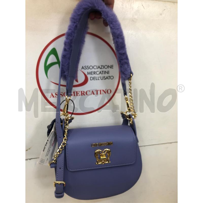 BORSA DONNA LILLA LOVE MOSCHINO | Mercatino dell'Usato Avellino 4