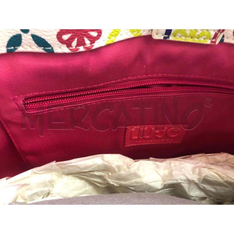BORSA DONNA LIU JO ROSA BIANCO FANT  | Mercatino dell'Usato Avellino 2
