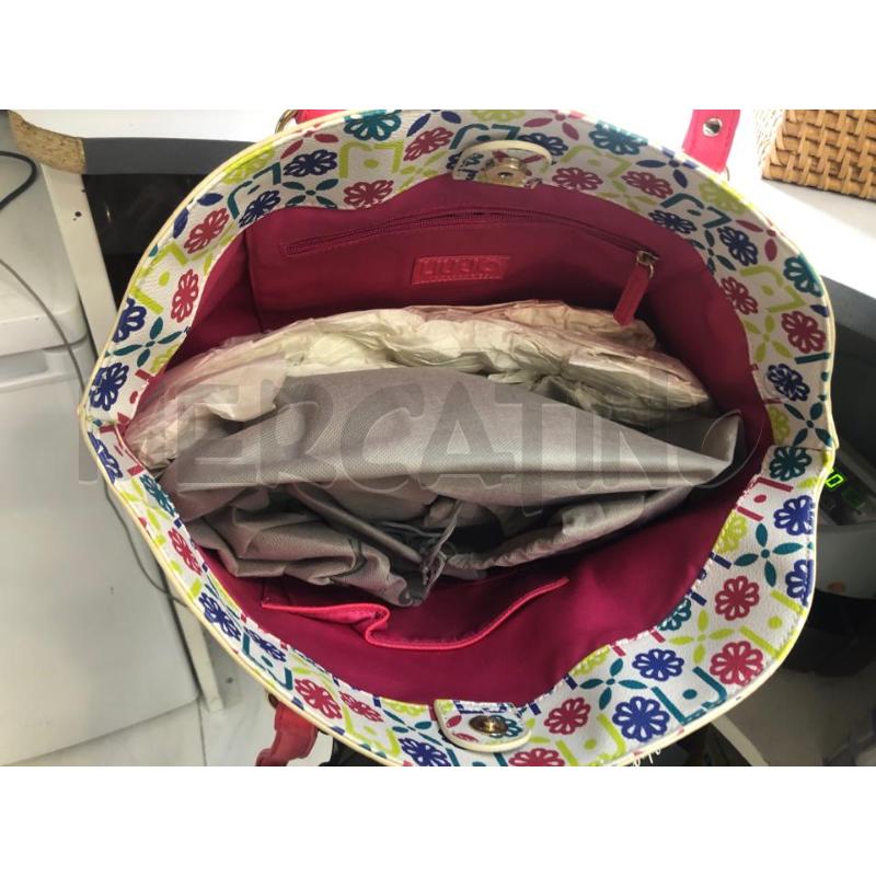 BORSA DONNA LIU JO ROSA BIANCO FANT  | Mercatino dell'Usato Avellino 3