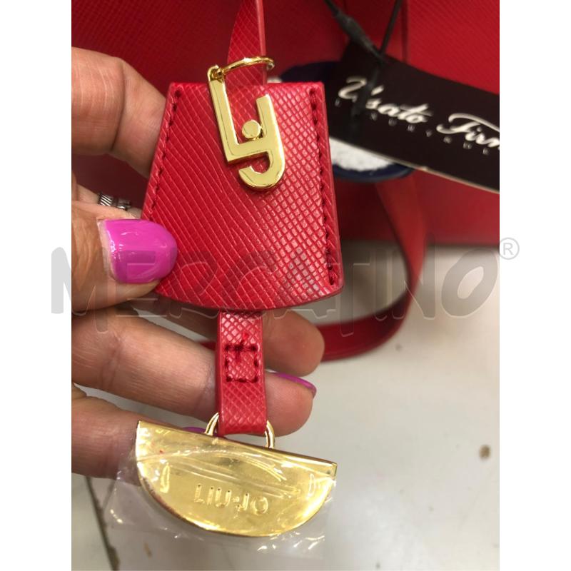 BORSA DONNA LIU JO ROSSA AC DORAT | Mercatino dell'Usato Avellino 4