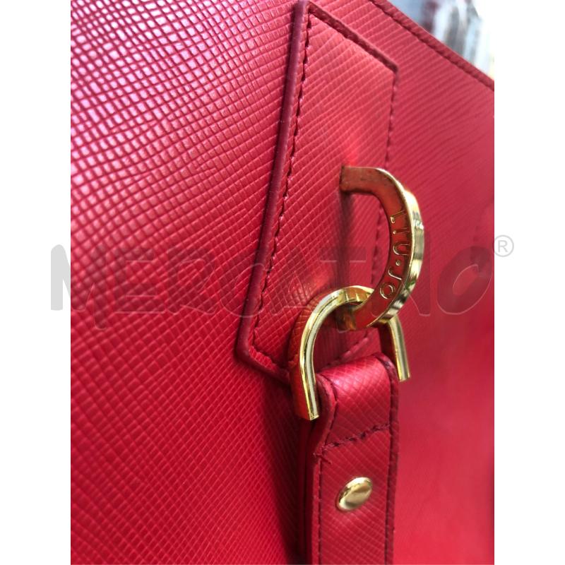 BORSA DONNA LIU JO ROSSA AC DORAT | Mercatino dell'Usato Avellino 5