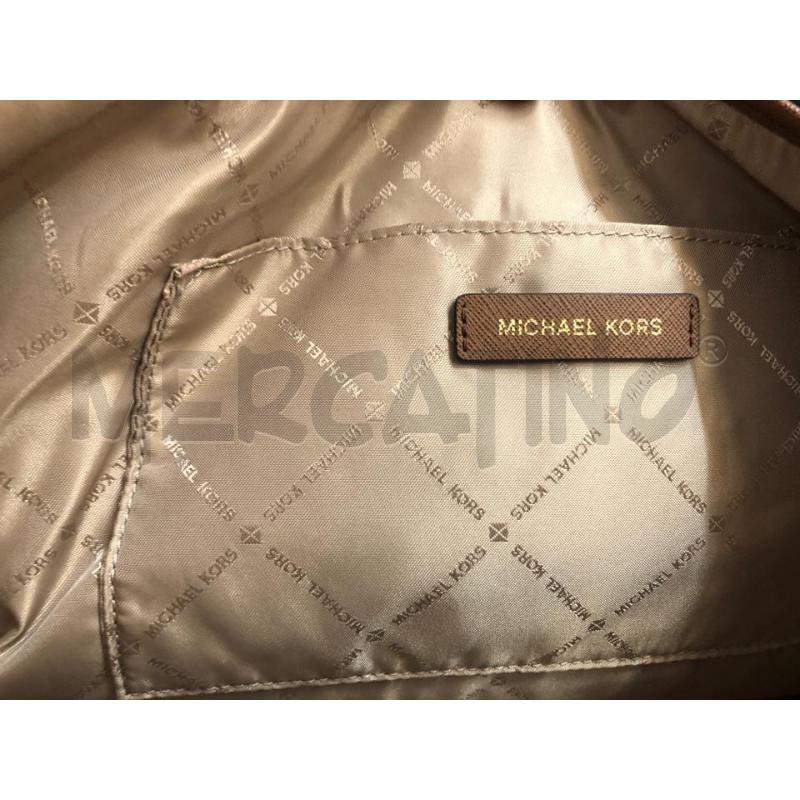 BORSA DONNA LOGAT MICHAEL KORS MARRONE | Mercatino dell'Usato Avellino 4