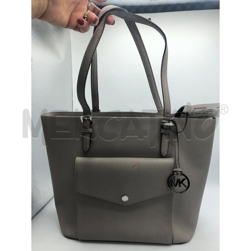 BORSA DONNA MICHAEL KORS GRIGIA TASCA  | Mercatino dell'Usato Avellino 1