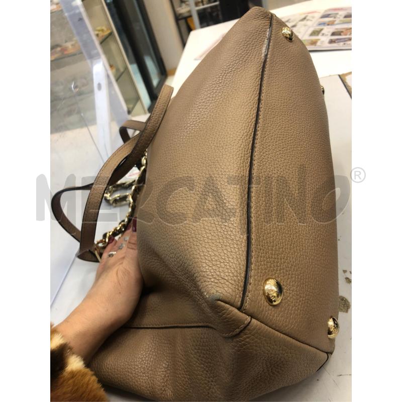 BORSA DONNA MICHAEL KORS PELLE MARTELL BEIGE  | Mercatino dell'Usato Avellino 2