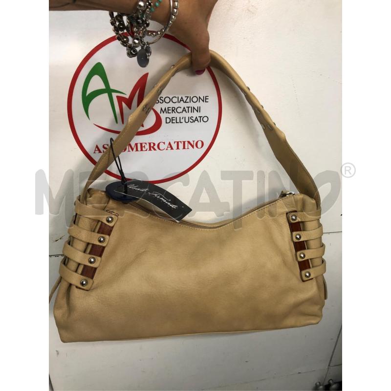BORSA DONNA MONTINI BEIGE  | Mercatino dell'Usato Avellino 1