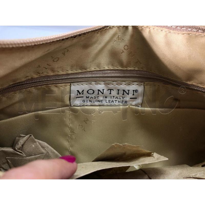 BORSA DONNA MONTINI BEIGE  | Mercatino dell'Usato Avellino 4