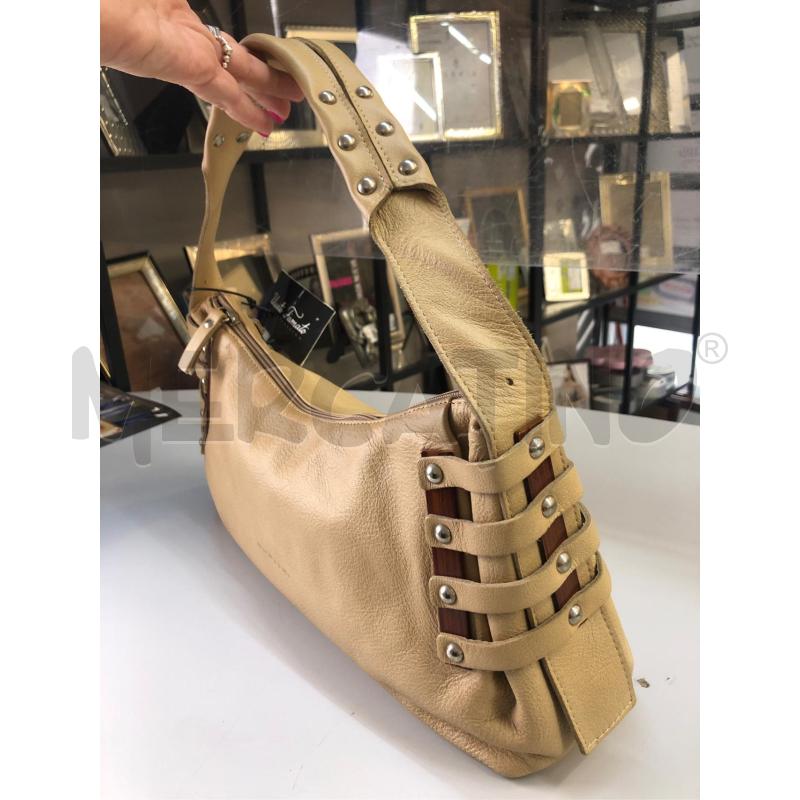 BORSA DONNA MONTINI BEIGE  | Mercatino dell'Usato Avellino 5