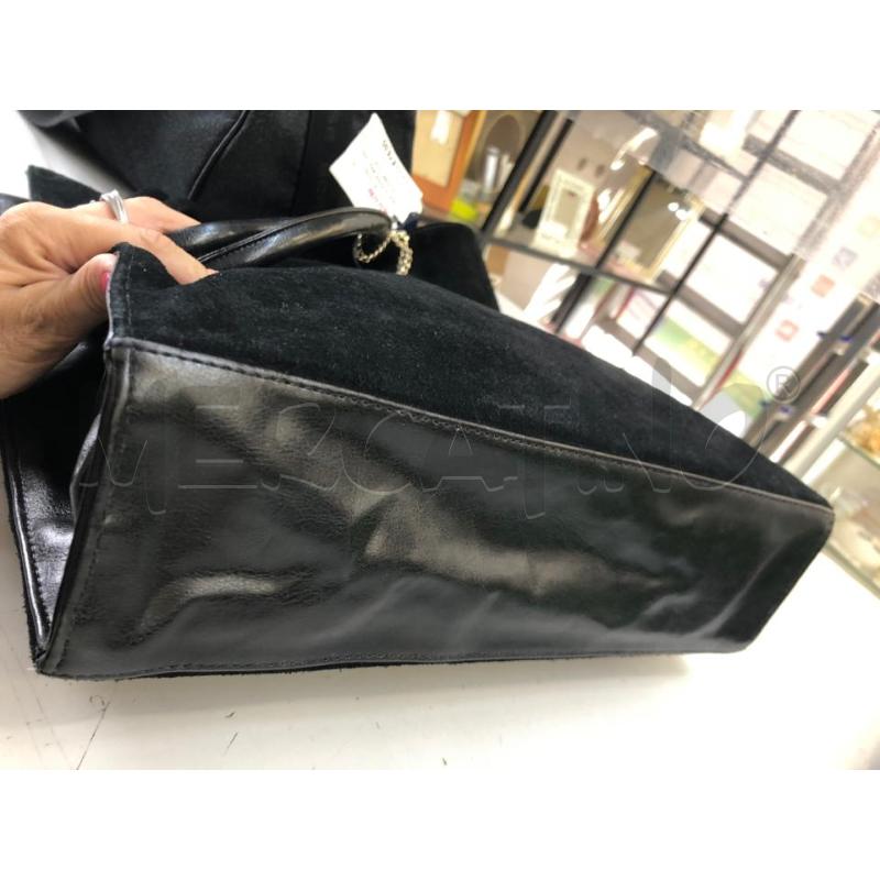BORSA DONNA NERA CAMOSC ELISABETTA FRANCHI  | Mercatino dell'Usato Avellino 5
