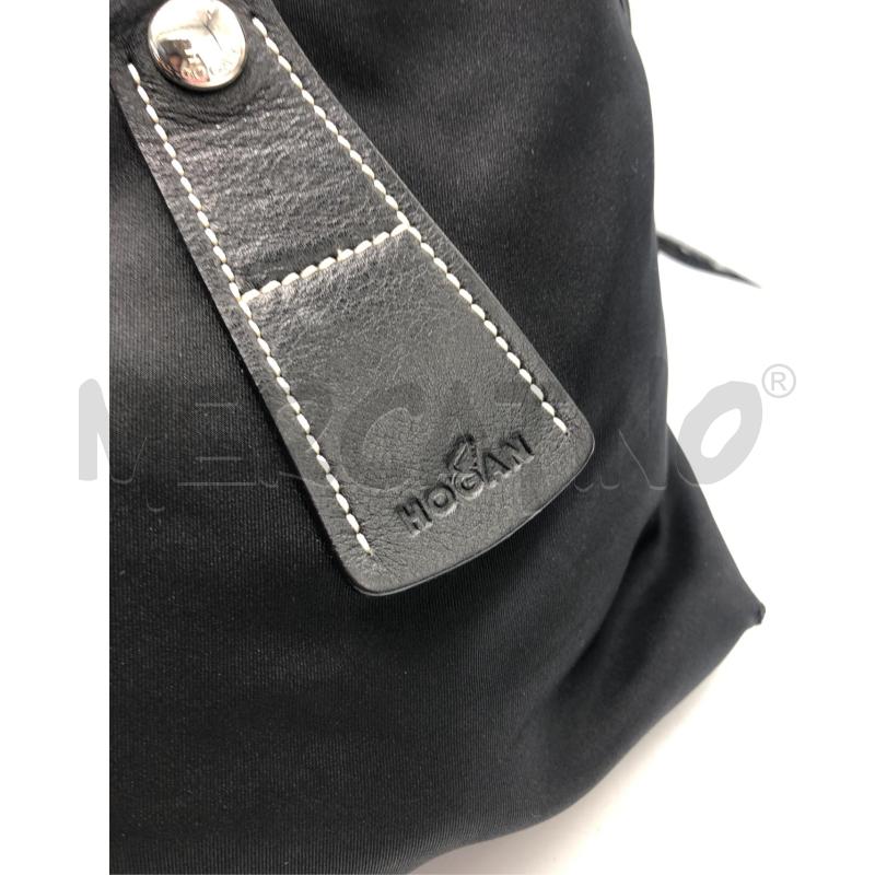 BORSA DONNA NERA HOGAN STOFFA | Mercatino dell'Usato Avellino 3