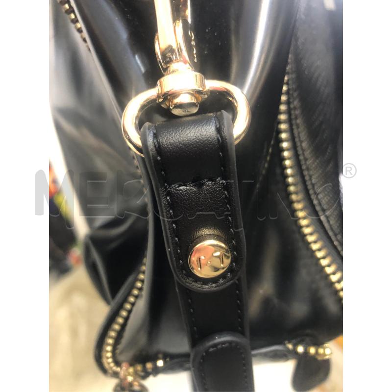 BORSA DONNA NERA MANGANO | Mercatino dell'Usato Avellino 4