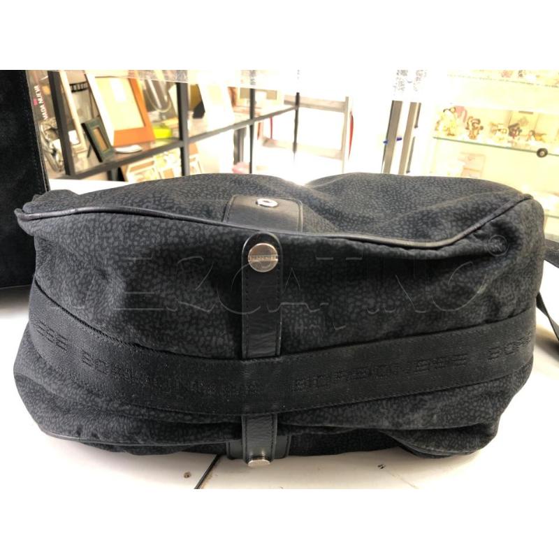 BORSA DONNA NERA MEZZA LUNA BORBONESE | Mercatino dell'Usato Avellino 2