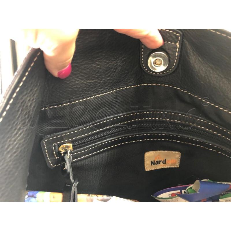 BORSA DONNA NERA PELLE NARDELLI  | Mercatino dell'Usato Avellino 2