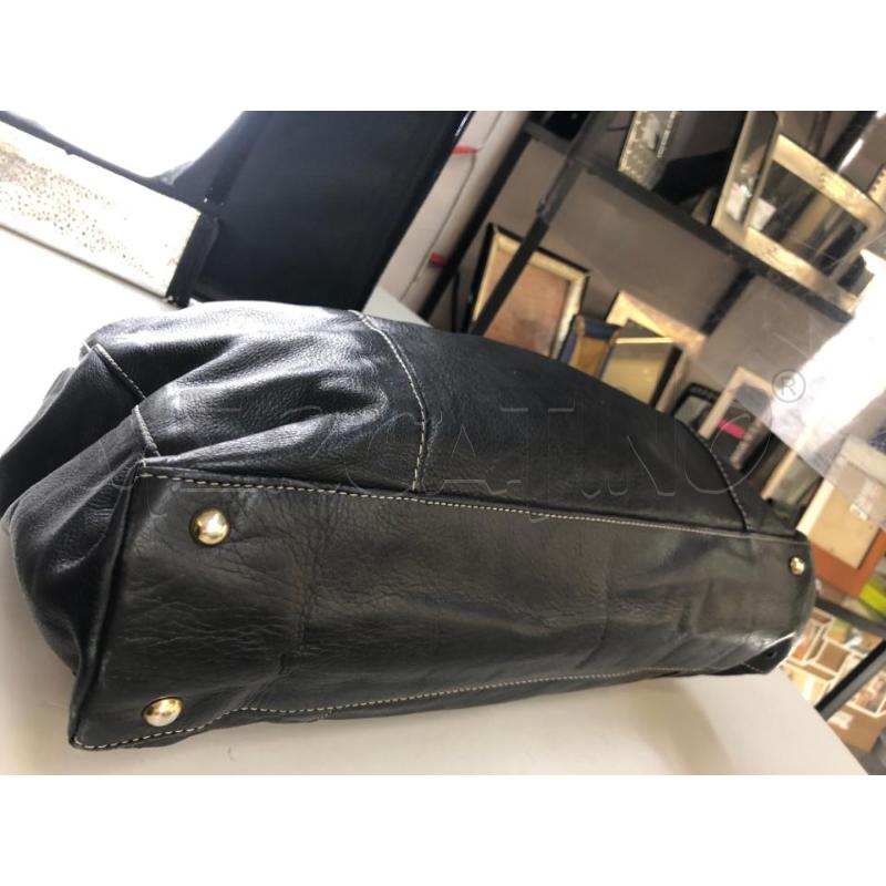 BORSA DONNA NERA PELLE NARDELLI  | Mercatino dell'Usato Avellino 5