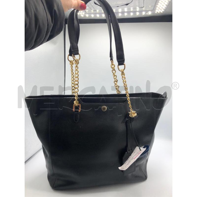 BORSA DONNA NERA RALPH LAURENT CATEN DORAT  | Mercatino dell'Usato Avellino 2