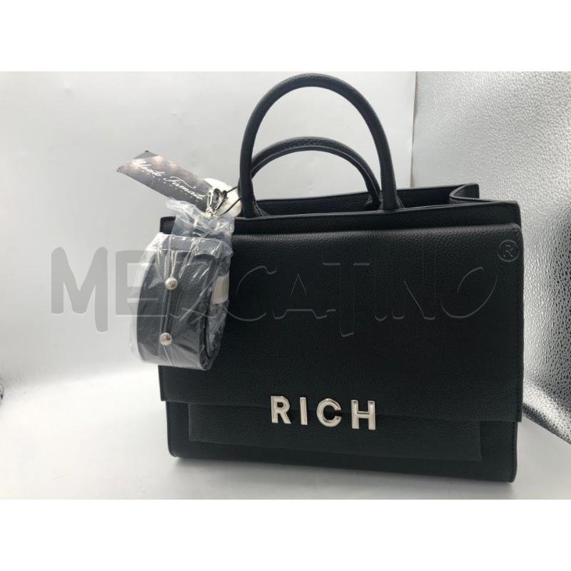 BORSA DONNA NERA RICH  | Mercatino dell'Usato Avellino 1