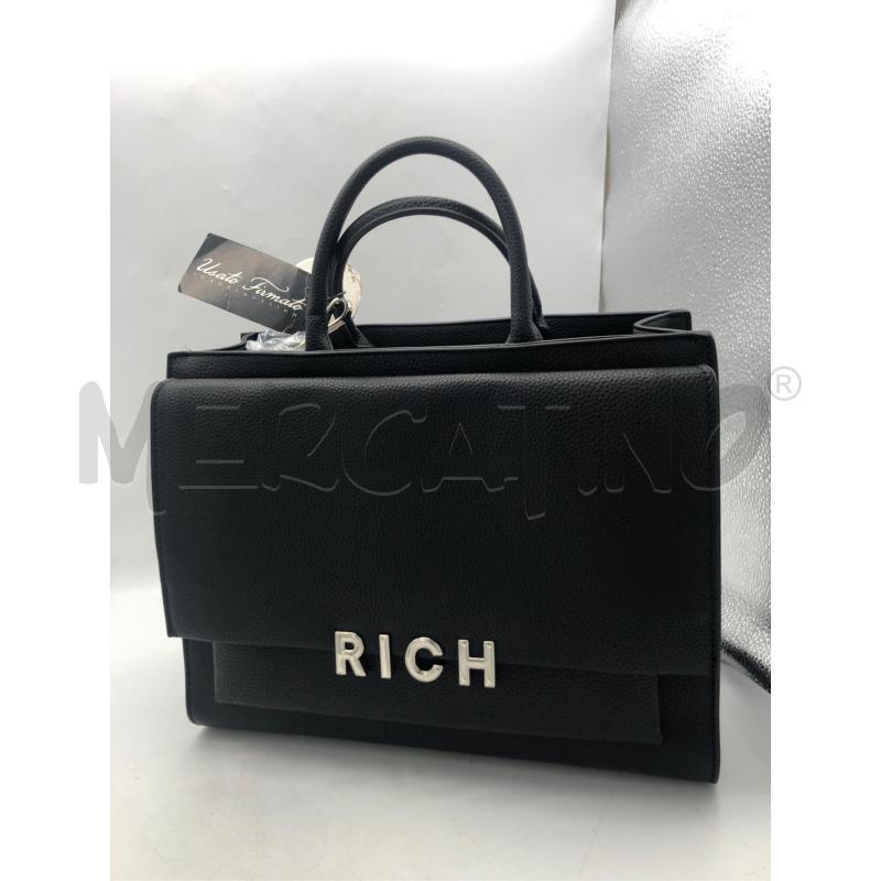 BORSA DONNA NERA RICH  | Mercatino dell'Usato Avellino 2