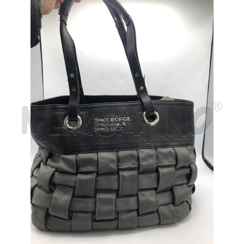 BORSA DONNA NERA VERDE GEORGE GINA & LUCY | Mercatino dell'Usato Avellino 1