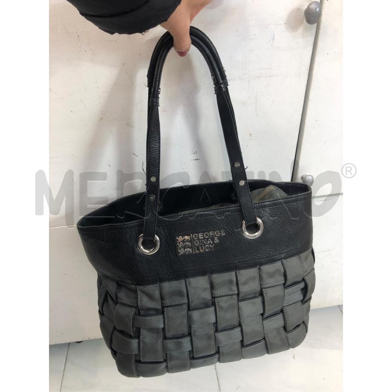 BORSA DONNA NERA VERDE GEORGE GINA & LUCY | Mercatino dell'Usato Avellino 4