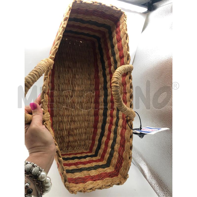 BORSA DONNA PAGLIA CESTINO | Mercatino dell'Usato Avellino 4