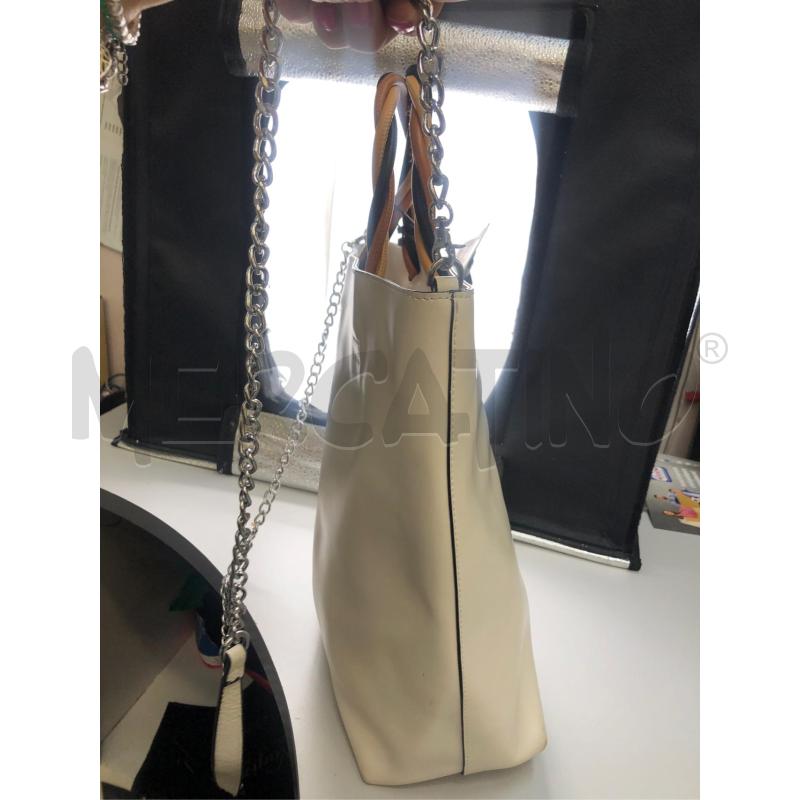 BORSA DONNA PANNA MANICO TORCHON PELLE CHIARINI | Mercatino dell'Usato Avellino 5