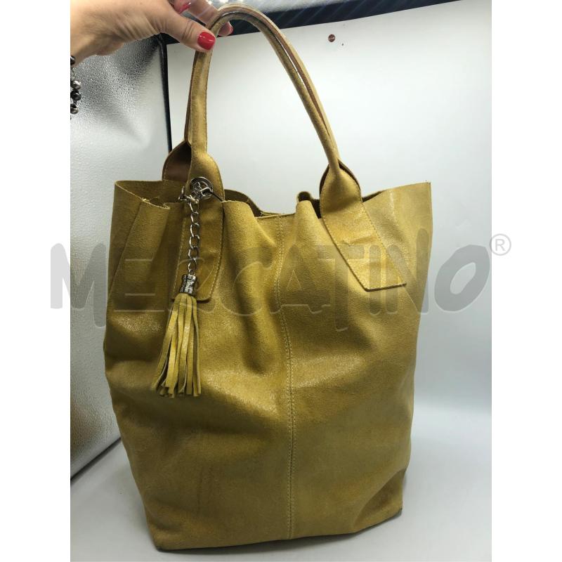 BORSA DONNA PEL GIALLO  | Mercatino dell'Usato Avellino 1
