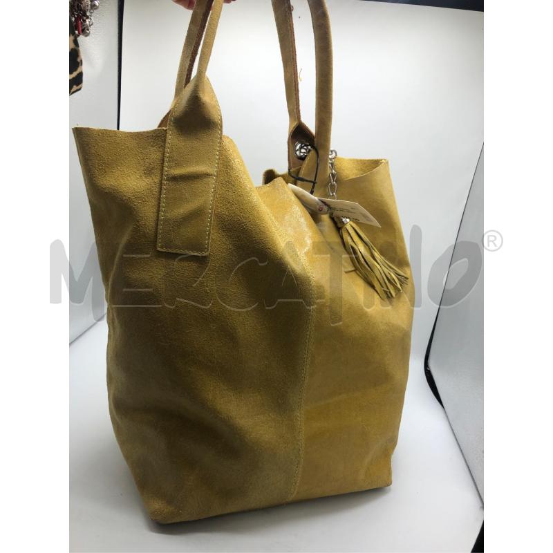 BORSA DONNA PEL GIALLO  | Mercatino dell'Usato Avellino 4