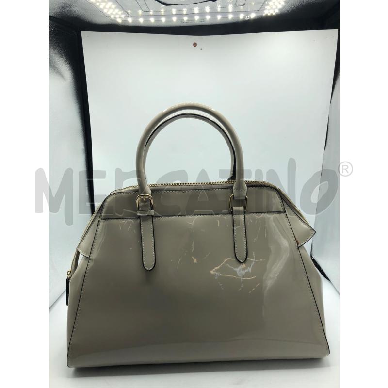 BORSA DONNA PIERRE CARDEL BEIGE LUCIDA  | Mercatino dell'Usato Avellino 3