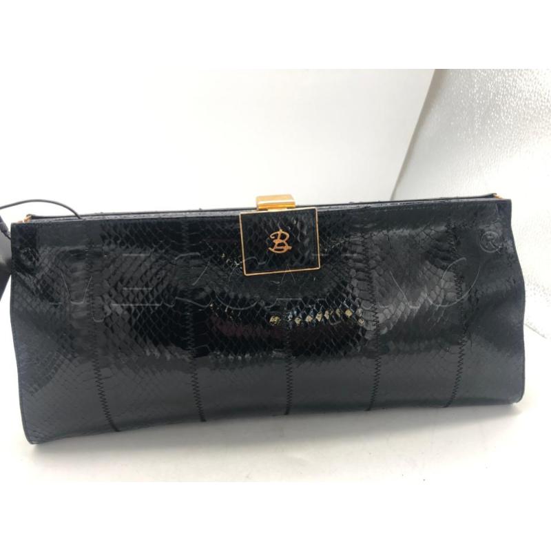 BORSA DONNA PITON ELLEBI NERO DORAT  | Mercatino dell'Usato Avellino 1