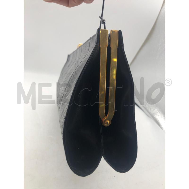 BORSA DONNA PITON ELLEBI NERO DORAT  | Mercatino dell'Usato Avellino 2