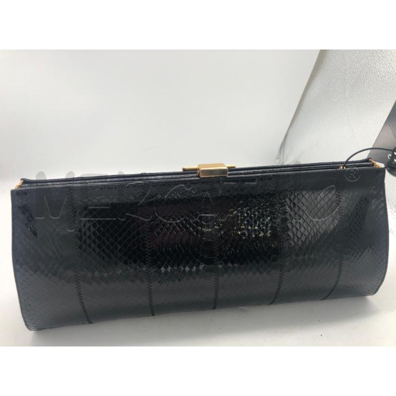 BORSA DONNA PITON ELLEBI NERO DORAT  | Mercatino dell'Usato Avellino 3