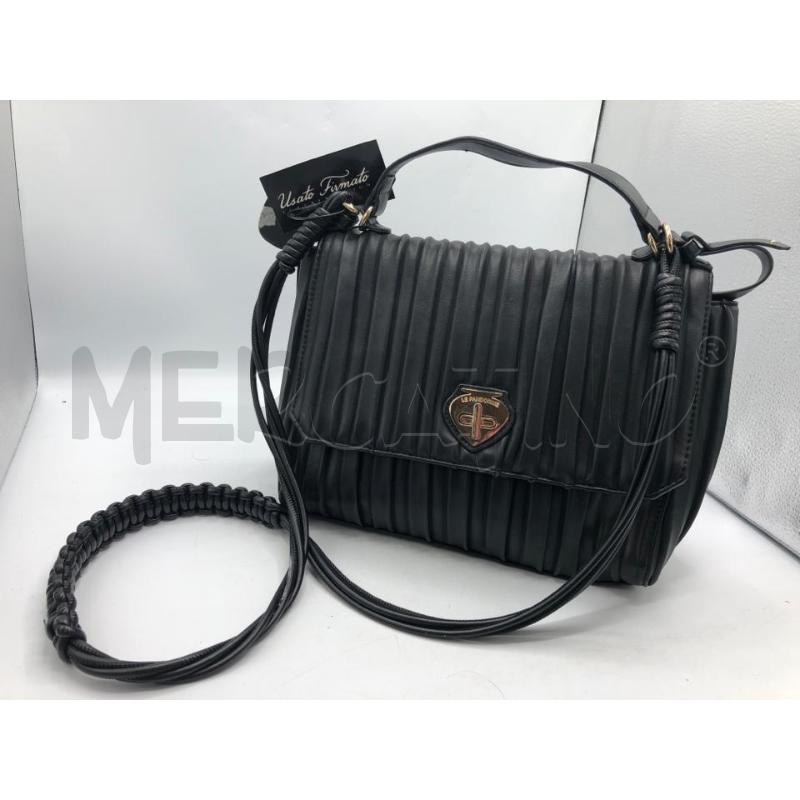BORSA DONNA PLISSÈ PANDORINE NERA | Mercatino dell'Usato Avellino 1