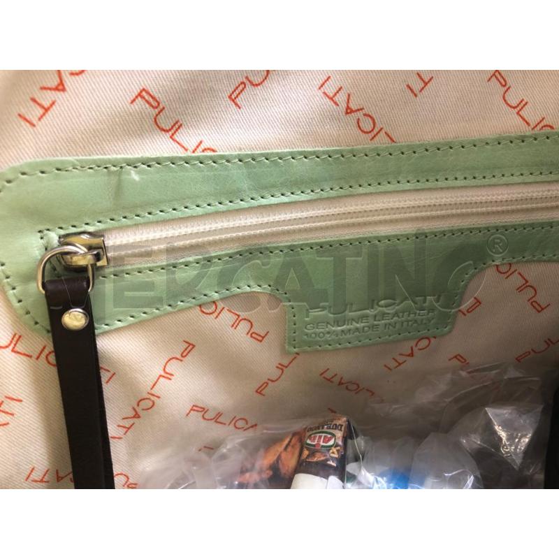 BORSA DONNA PULICATI VERDE  | Mercatino dell'Usato Avellino 5