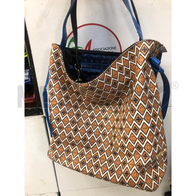 BORSA DONNA QXEL NERA BEIGE MAN BLU | Mercatino dell'Usato Avellino 1