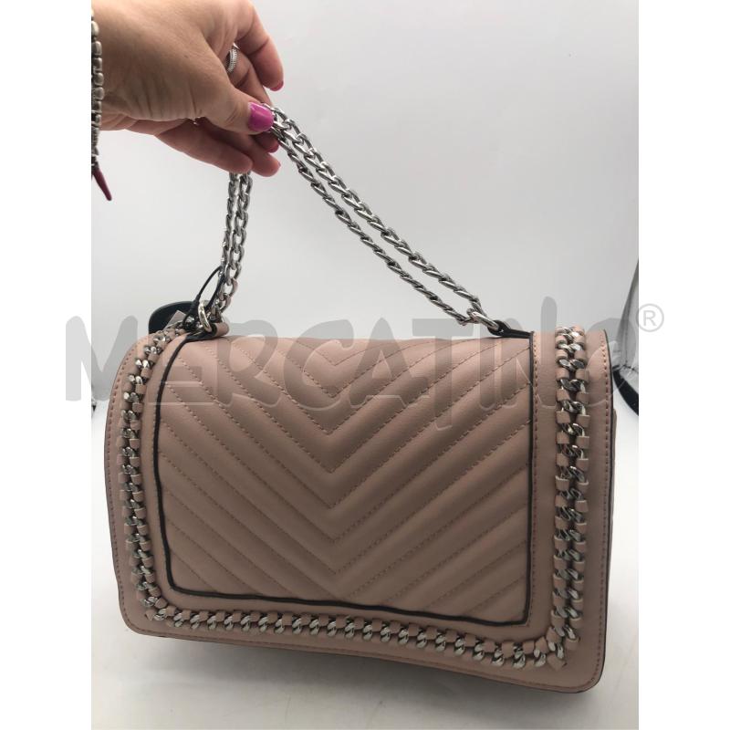 BORSA DONNA ROSA CATENA ARG | Mercatino dell'Usato Avellino 1