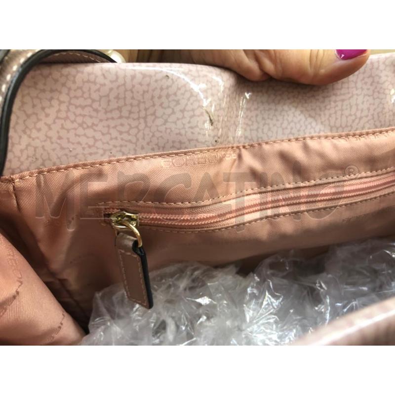 BORSA DONNA ROSA LILLA BORBONESE  | Mercatino dell'Usato Avellino 3