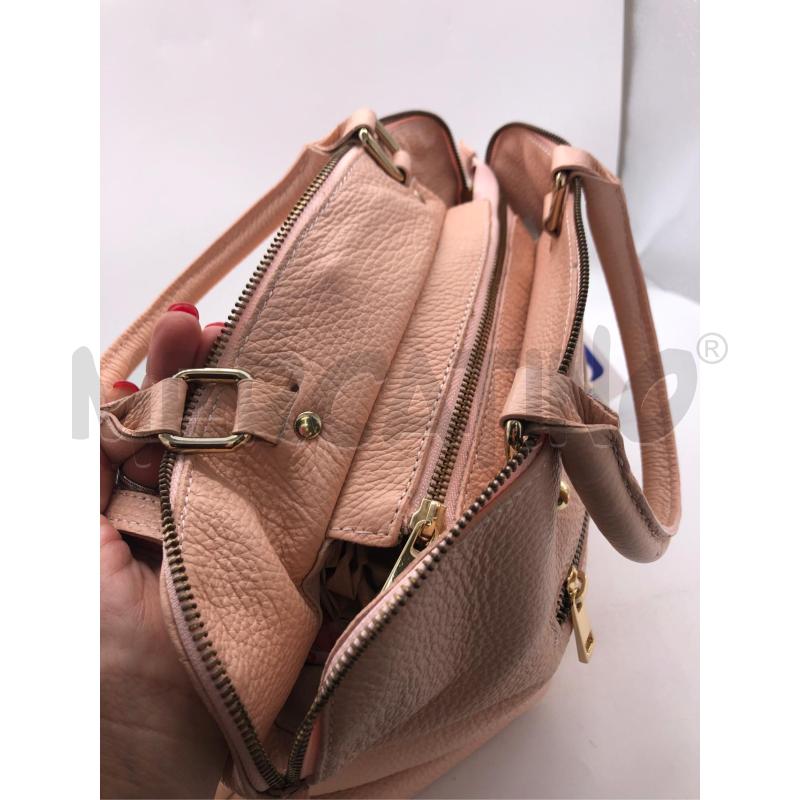 BORSA DONNA ROSA PELLE TRACOLLA UNC | Mercatino dell'Usato Avellino 3