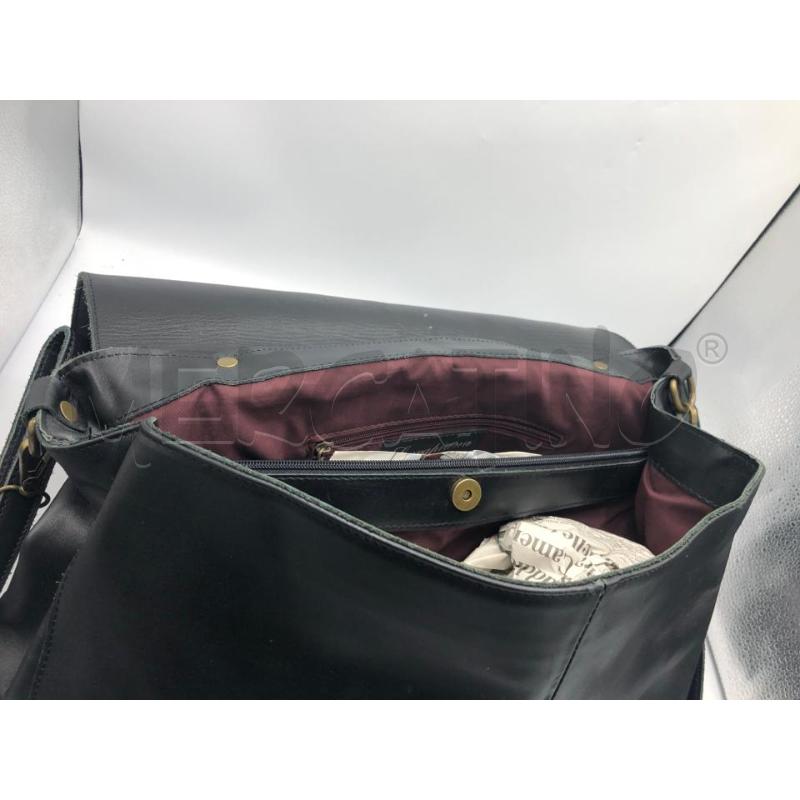 BORSA DONNA SERRAPIANA NERA INT BORDO  | Mercatino dell'Usato Avellino 4