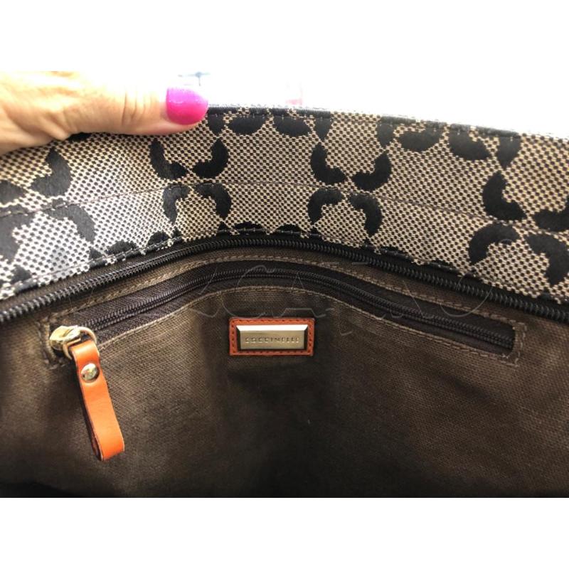 BORSA DONNA TELA MANICO ARANCIO COCCINELLE  | Mercatino dell'Usato Avellino 5