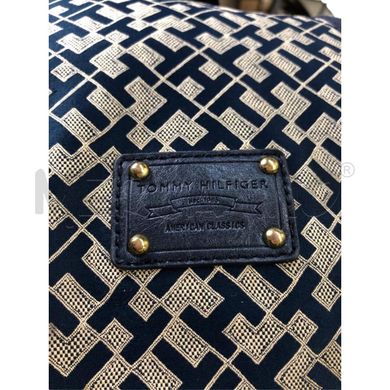 BORSA DONNA TOMMY HILFIGER BLU  | Mercatino dell'Usato Avellino 2
