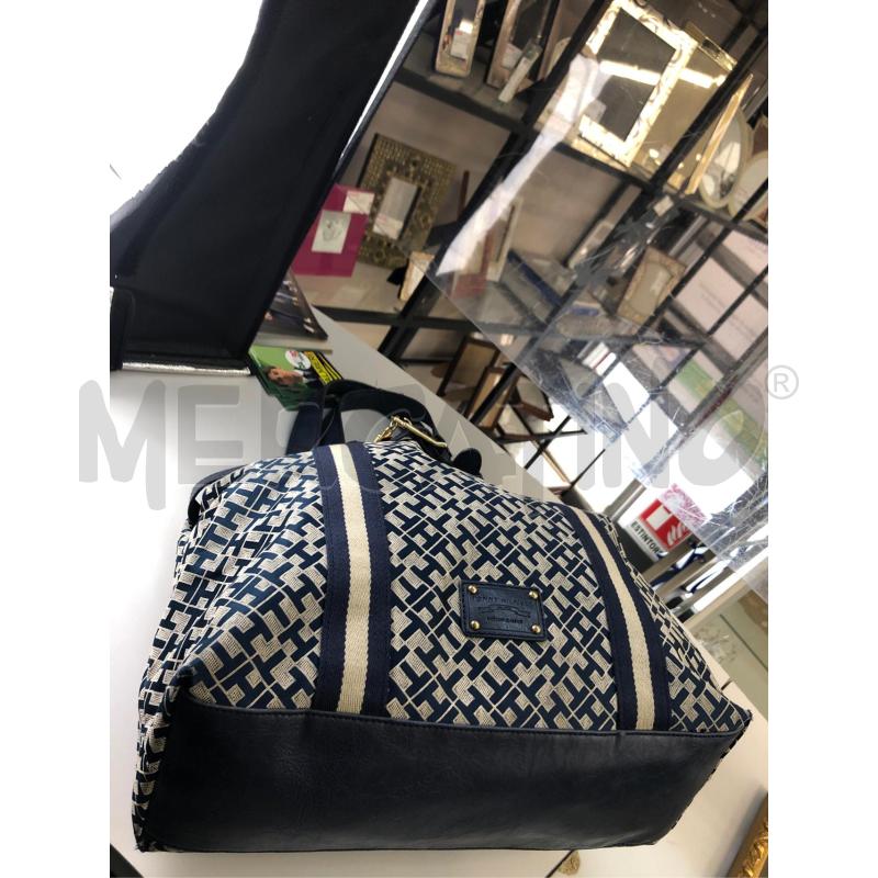 BORSA DONNA TOMMY HILFIGER BLU  | Mercatino dell'Usato Avellino 3