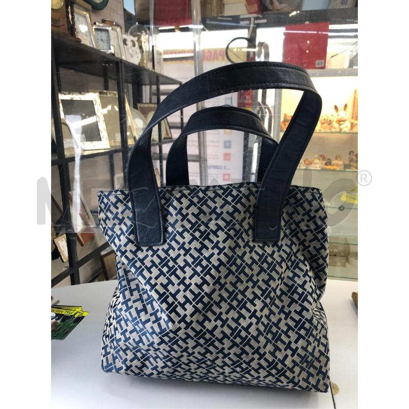 BORSA DONNA TOMMY HILFIGER BLU  | Mercatino dell'Usato Avellino 4