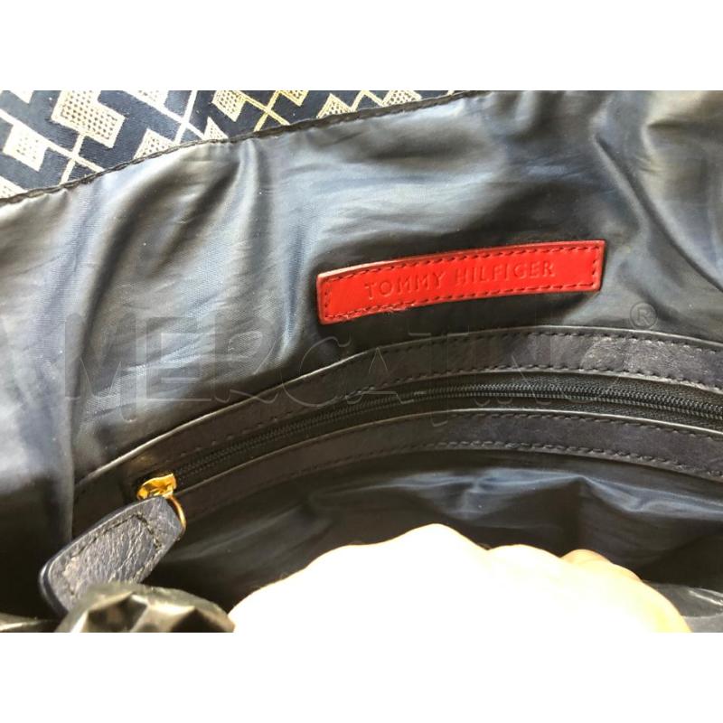 BORSA DONNA TOMMY HILFIGER BLU  | Mercatino dell'Usato Avellino 5