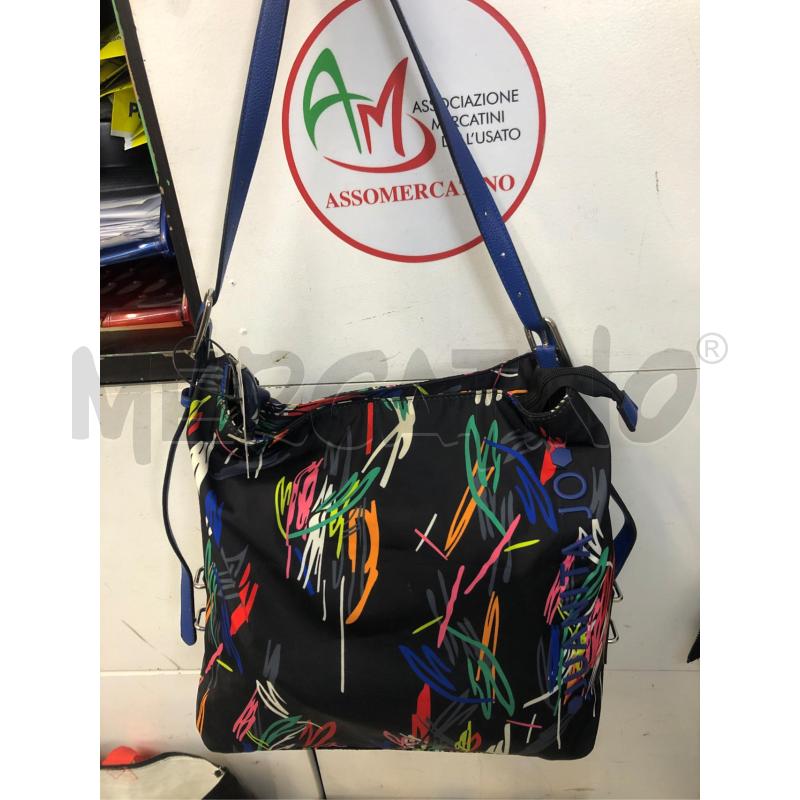 BORSA DONNA UANITA NERA BLU FANT  | Mercatino dell'Usato Avellino 1