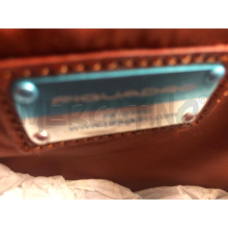 BORSA UOMO /DONNA LAVORO PIQUADRO ARANCIO TELA  | Mercatino dell'Usato Avellino 3